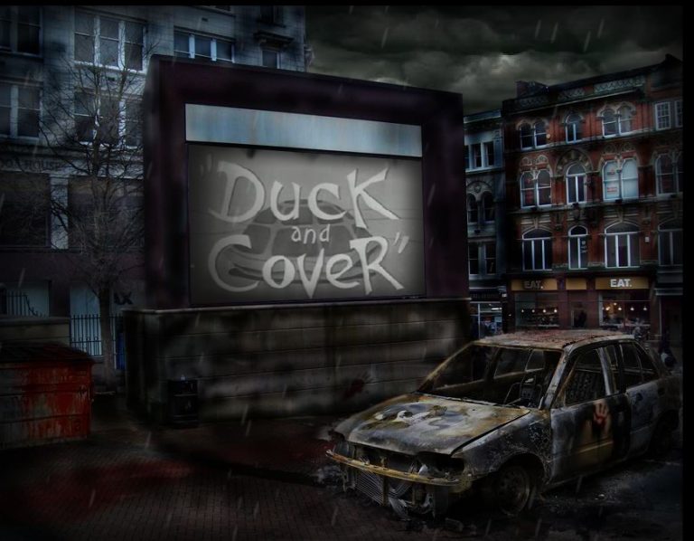 Duck and Cover graphic by Daniel Boucher
