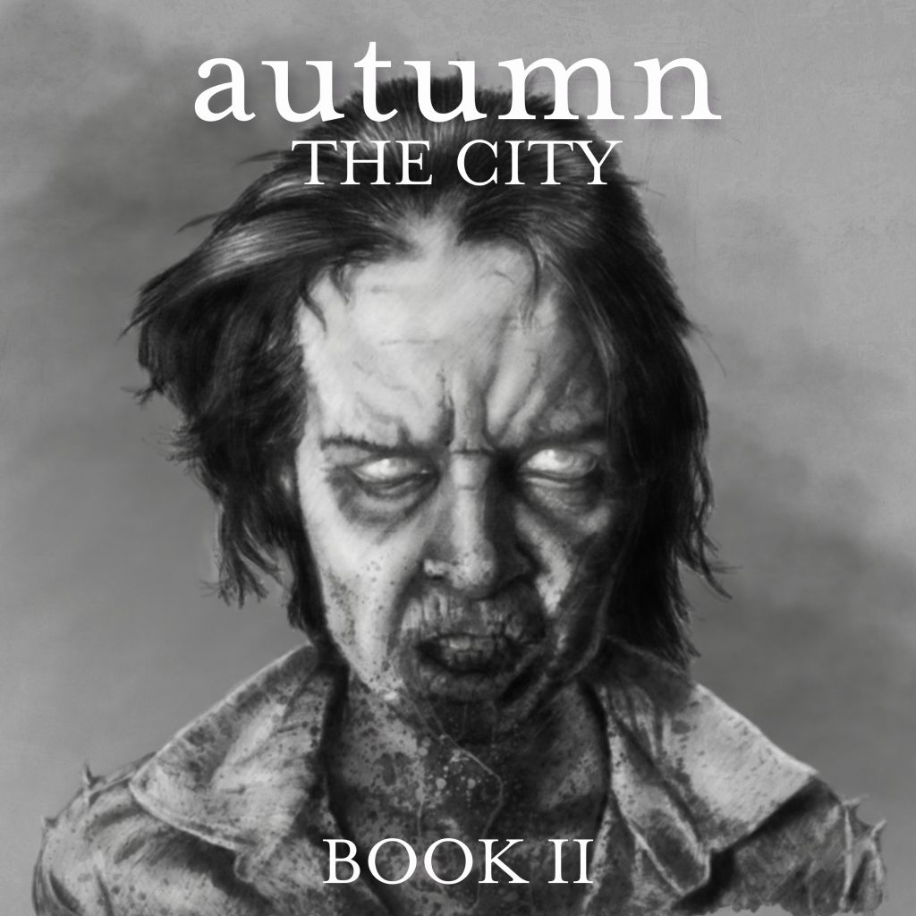 Autumn: The City by David Moody - audiobook cover. Narrated by Aubrey Parsons. Art by Craig Paton
