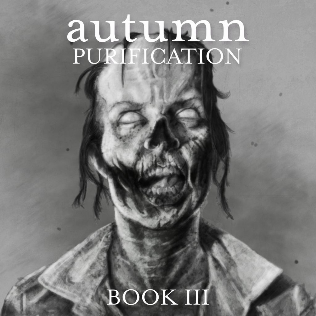 The audiobook cover of David Moody's Autumn: Purification - narrated by Aubrey Parsons, artwork by Craig Paton